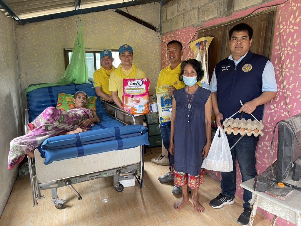 กิจกรรมจิตอาสาเยี่ยมผู้ป่วยติดเตียง