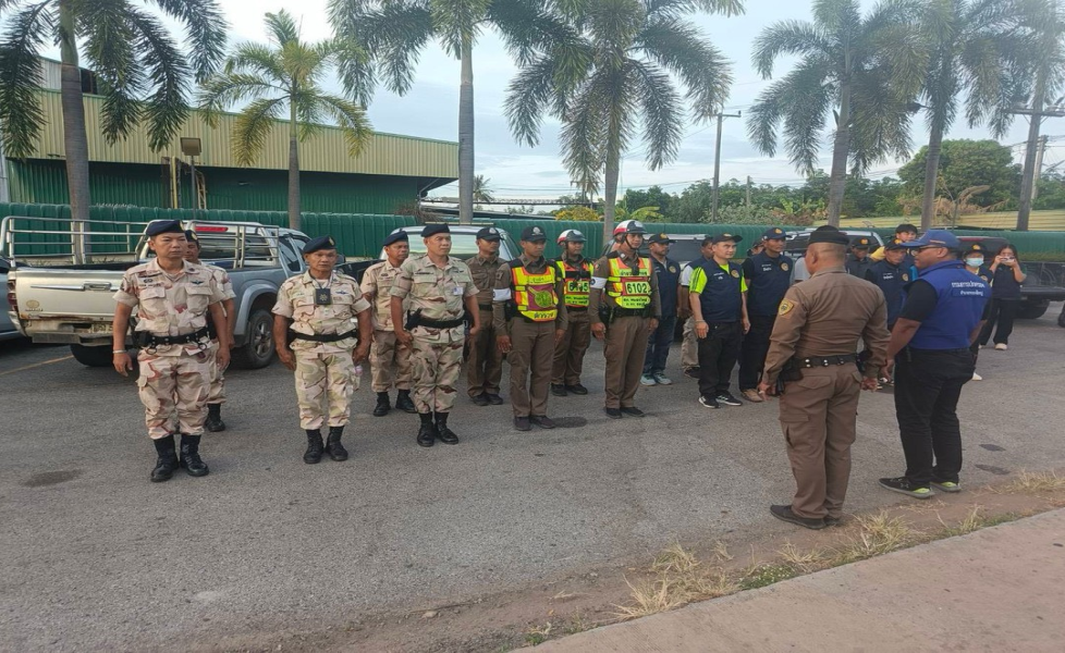 ตั้งจุดตรวจ จุดสกัด และการดำเนินการจัดระเบียบสังคมฯ ตามมาตรการรักษาความสงบเรียบร้อย ถนน4082