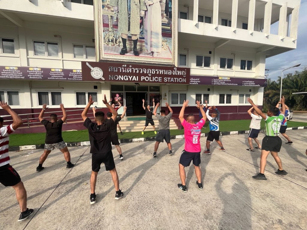 กิจกรรมฝึก และออกกำลังกายประจำสัปดาห์